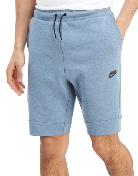 nike tech short blauw|tech fleece shorts.